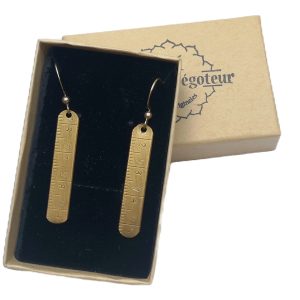 boucles mètre laiton droite 4cm