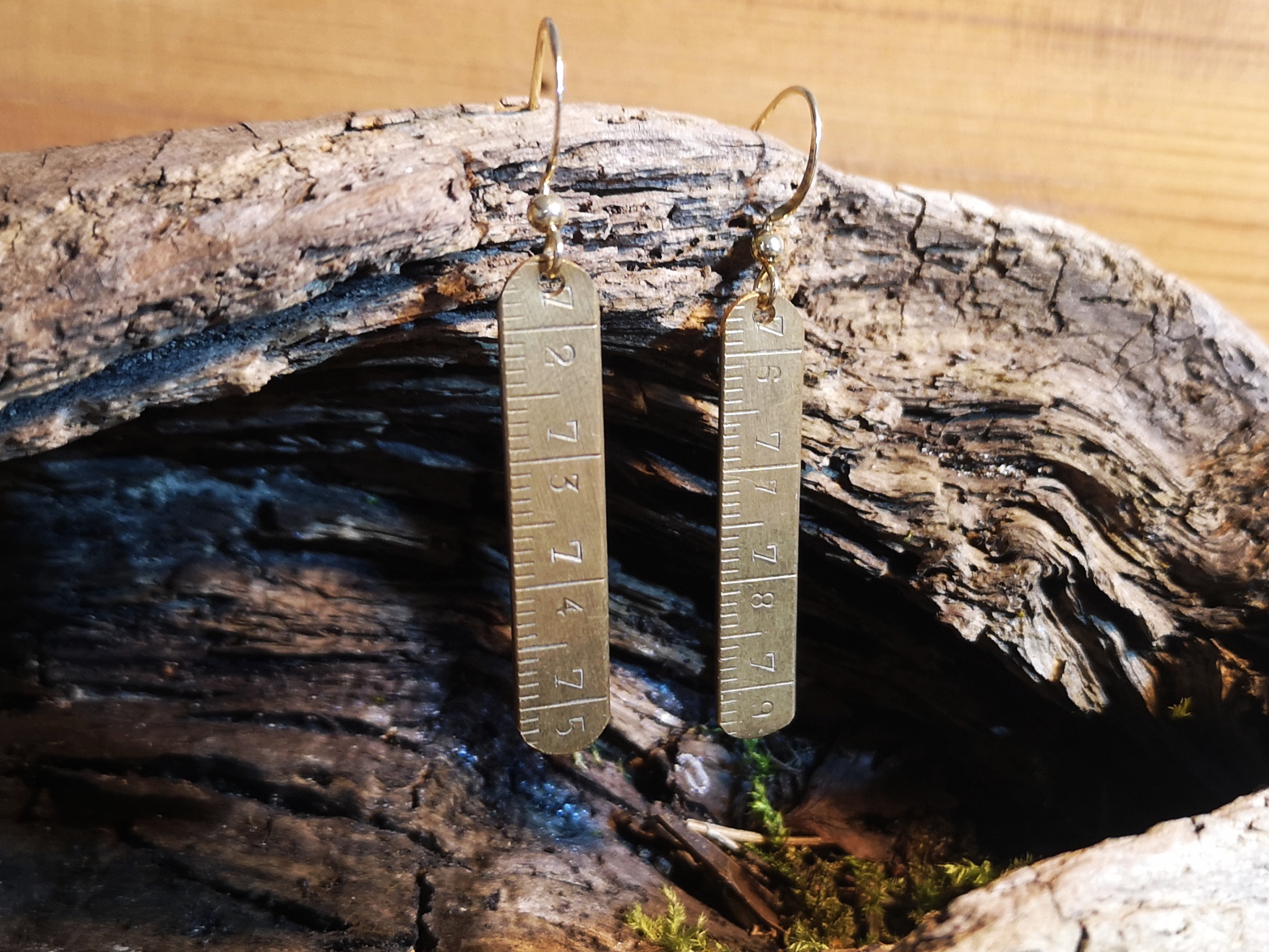 boucles mètre laiton droite 4cm
